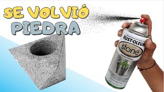 Este aerosol TRANSFORMA todo en PIEDRA  Lo pusimos a PRUEBA [upl. by Syman655]