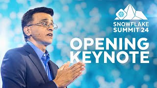 Snowflake Summit 2024  Opening Keynote [upl. by Lebazi]