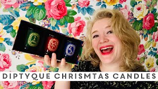 Diptyque Christmas candle collection 2024 review [upl. by Sirref]