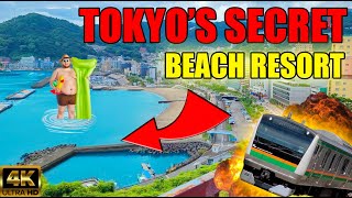 Visiting Tokyos BEACH RESORT Town  Trip to Atami [upl. by Namurt]