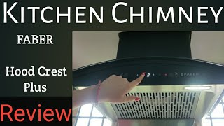 FABER Hood Crest Plus Chimney  Crest HC SC Bk 6090  Filterless Chimney by faber  Review [upl. by Nileve]