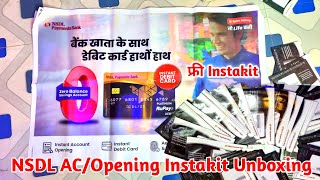 Spice Money NSDL Payment Bank Savings Account Opening Kit Unboxing  NSDL Bank Welcome Kit Review [upl. by Nailuj]