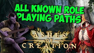 24 ROLE PLAYING Classes in Ashes of Creation MMO [upl. by Ellehcsor]