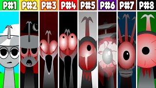 Phase 1 VS Phase 2 VS Phase 3 VS Phase 4 VS Phase 5 VS Phase 6 VS Phase 7 VS Phase 8 Sprunki Mix [upl. by Eniaj810]