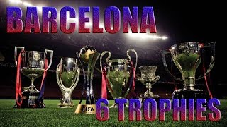 Barcelona 6 of 6 trophies 2009 year  Барселона 6 из 6 трофеев 2009 год [upl. by Caritta57]