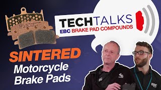 Sintered Motorcycle Brake Pads  Tech Talks – EBC Brakes Pad Compounds [upl. by Ciapha]