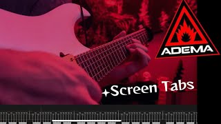 Adema Giving In Guitar Cover  Screen Tabs [upl. by Lorola]