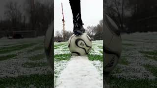 Keep it steel 👌 footballdrills football ballcontrol soccer [upl. by Etyak]