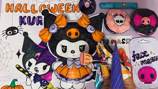 🎃paper diy🎃 1 VS 100 HALLOWEEN KUROMI BLIND BAG  SKINCARE amp MAKEUP amp OUTFIT  ASMR [upl. by Fuld473]