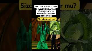 PANTENE ALTIN KELEBEK ÖDÜLLERİNE KATILAN BÜLENT ERSOYUN KIYAFETİ LAHANAYA BENZETİLDİ [upl. by Hogue]