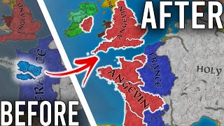 Creating the POWERFUL Angevin Empire in Crusader Kings 3 [upl. by Wershba]