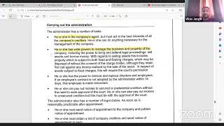 ACCA Law Chapter 12 Insolvency L2 [upl. by Rania]