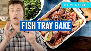 Thanksgiving Dinner Inspiration Fish Tray Bake  Jamie Olivers 30 Minute Meals Full Episode [upl. by Noemys553]