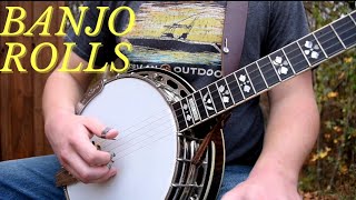 3 Essential Rolls for Beginner Banjo Players [upl. by Ramgad760]