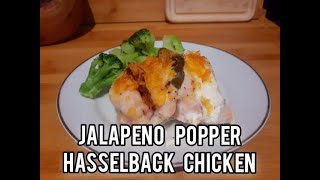 KETO JALAPENO POPPER HASSELBACK CHICKEN Only 2 Net CARBS [upl. by Arral]