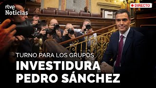 SÁNCHEZ INVESTIDURA El PP y el resto de grupos RESPONDEN al CANDIDATO PRIMER DÍA  RTVE Noticias [upl. by Corell914]