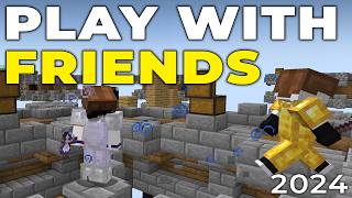 How To Play Minecraft with Friends Java Edition 2024 [upl. by Linehan]