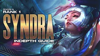 HOW TO PLAY SYNDRA IN SEASON 14  RANK 1 CHALLENGER GUIDE [upl. by Patricia62]