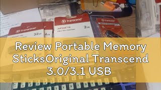 Review Portable Memory SticksOriginal Transcend 3031 USB High Speed Flash Drive 4GB 8GB 16GB 32G [upl. by Aztilay782]