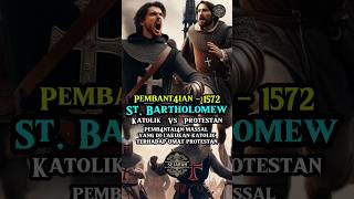 Pemb4nt4ian Hari St Bartholomew Konflik Agama Antara Katolik Vs Protestan [upl. by Ardnasak]