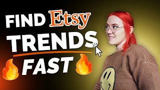 The BEST Way To Research Etsy Trends FAST [upl. by Gromme]