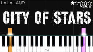 La La Land  City Of Stars  EASY Piano Tutorial [upl. by Ambrosio]