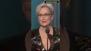 Meryl Streep Destroyed Trump With Her Speech  Shorts [upl. by Tonl]