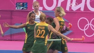 Womens Hockey Pool B  USA v RSA  London 2012 Olympics [upl. by Eidahs]