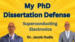 Physics PhD defense Superconducting Electronics [upl. by Buddie550]