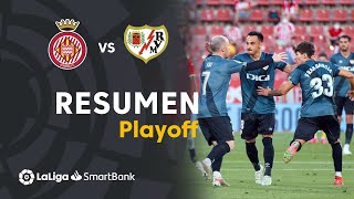 Resumen de Girona FC vs Rayo Vallecano 02 [upl. by Airdnassac]