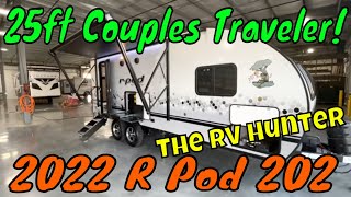 Small RV Tour 2022 RPod 202 Review  RPods Largest Model by Forest River RV  The RV Hunter [upl. by Adnilim]