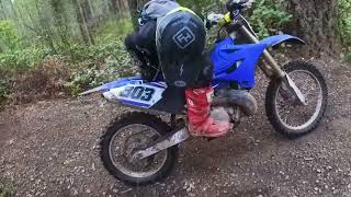 YZ125X amp YX250X both get a flat [upl. by Ahsemad]