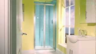 Aquafloe 900 Bi Fold Shower Door [upl. by Fleck]