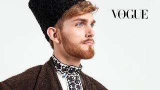 100 лет моды Украина мужской костюм  100 Years of Ukraines Fashion Men [upl. by Anawat]