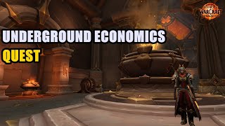 Underground Economics Quest WoW  The War Within Trading Post [upl. by Ahseekat]