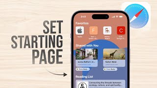 How to Set Opening Page on Safari tutorial [upl. by Stacy]