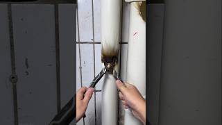 How to fix a burnt pipe 😱 shortsfeed viralvideo viralshort [upl. by Letnahc742]