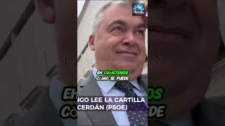 Santos Cerdán evita responder a las preguntas de Bertrand Ndongo noticias actualidad [upl. by Floeter]