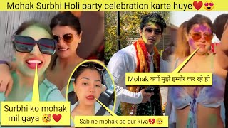 Holi pr Surbhi ke sath kiya prank 🥺💔surbhi rathoreprank on mohak narang sad reaction [upl. by Lipcombe]