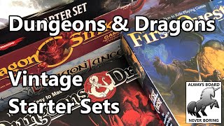 Vintage DampD Starter Sets from TSR  The New Easy to Master Dungeons and Dragons Game amp First Quest [upl. by Etam]