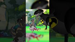 Pterodactyl Brontosaurus Animation BATMAN Who is the STRONGEST DINOSAUR in ARK animationshorts [upl. by Nyvar372]