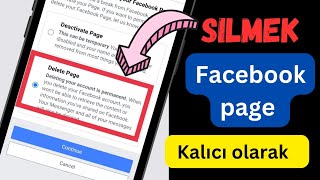 Facebook Sayfası Nasıl Silinir  Tam Kılavuz Facebook Sayfasını Kalıcı Olarak Silme 2024 [upl. by Teague588]