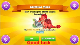 Legendary Berry Dragon Breeding TokenDragon Mania Legends  2473 Happy Dragons In Prime Frost Event [upl. by Leagiba]