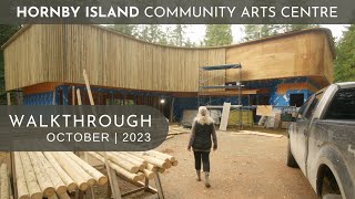 Hornby Island Arts Centre  Walkthrough October 2023 [upl. by Cleasta]