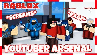 ROBLOX  SCREAMING ON ARSENAL [upl. by Odyssey]