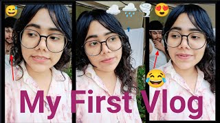 My First Vlog 😅😂🌧😍 [upl. by Ocimad]