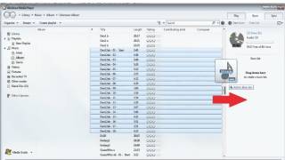 Burn A Music CD with Windows Media Player [upl. by Mariya]