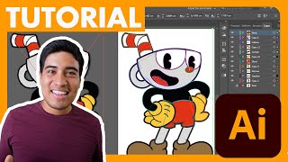 Como Vectorizar una imagen ✍ en Adobe Illustrator  Nivel Basico ✅ [upl. by Noemis586]