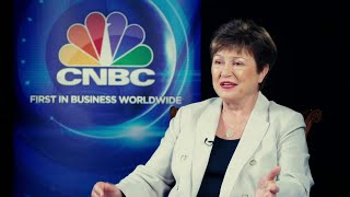 Watch CNBCs full interview with IMF managing director Kristalina Georgieva at COP27 [upl. by Hgalehs]