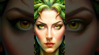 Medusa was a priestess in Greek mythology known for her extraordinary beautymedusa greekmythology [upl. by Ilamad]